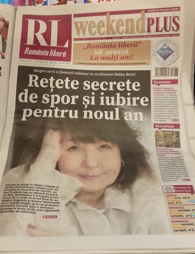 În România Liberă - Doina Ruști